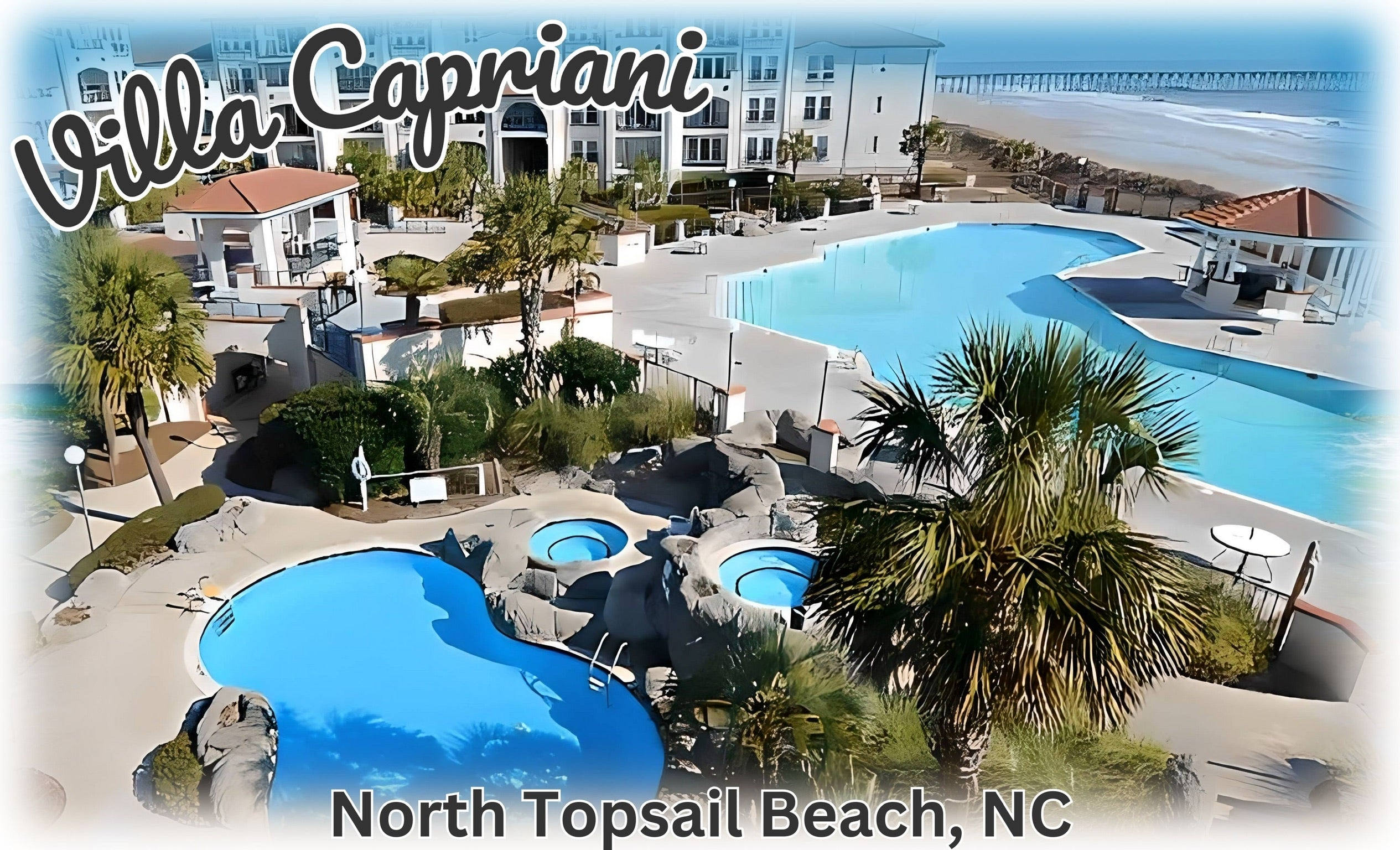 🎨Villa Capriani North Topsail Beach Condos Digital Art Package💛