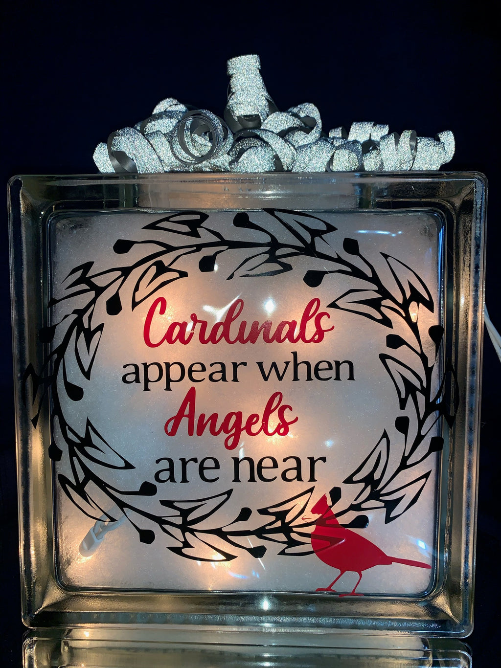 🏡Cardinals appear when Angels are Near Glass Block 🤍