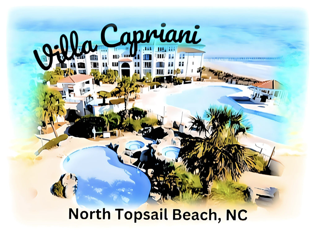 🎨Villa Capriani North Topsail Beach Condos Digital Art Package💛