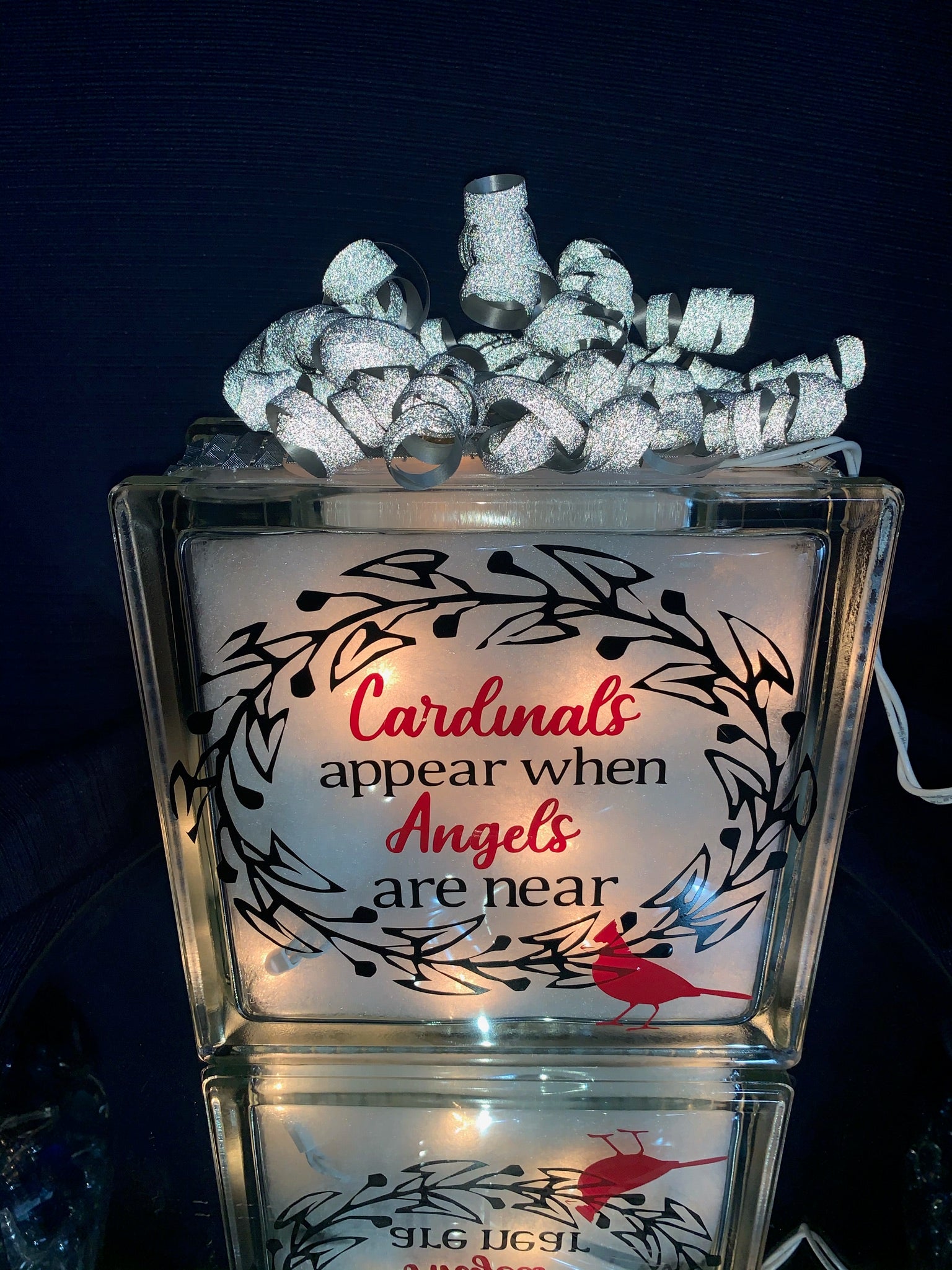 🏡Cardinals appear when Angels are Near Glass Block 🤍