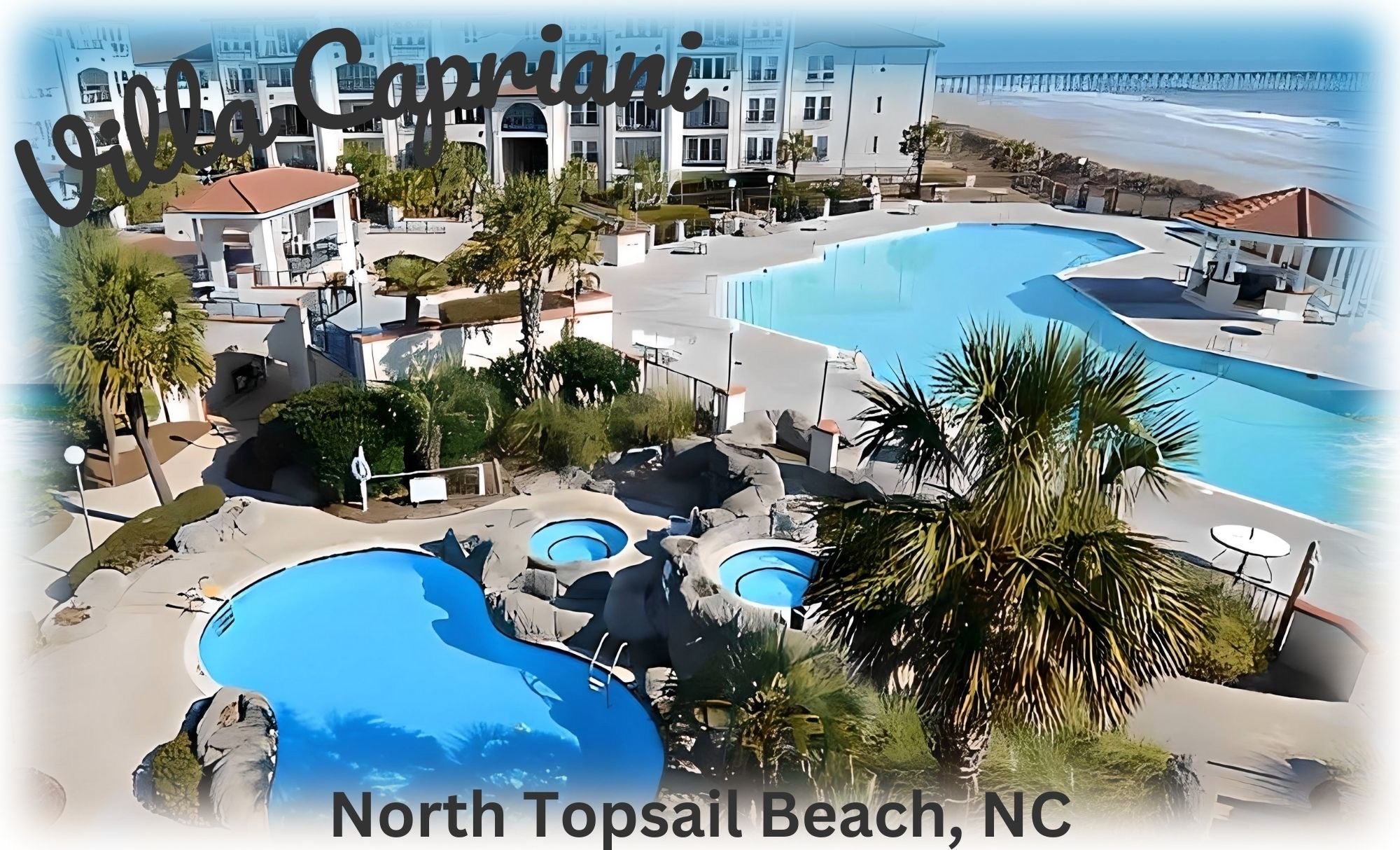 🎨Villa Capriani North Topsail Beach Condos Digital Art Package💛