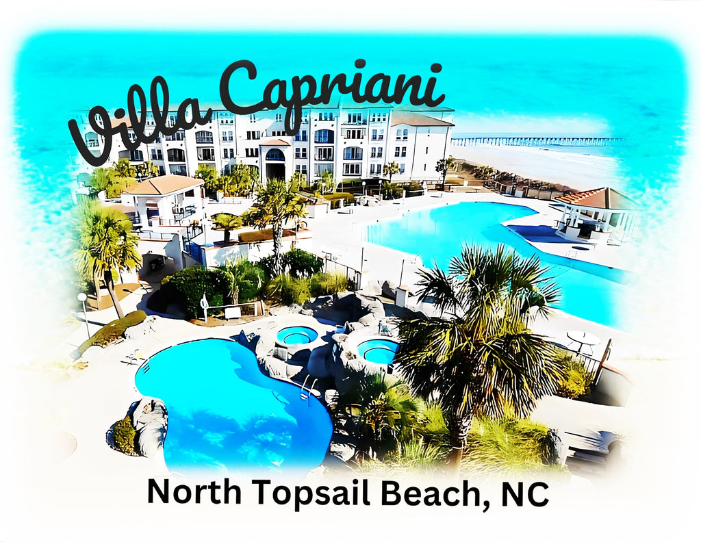 🎨Villa Capriani North Topsail Beach Condos Digital Art Package💛