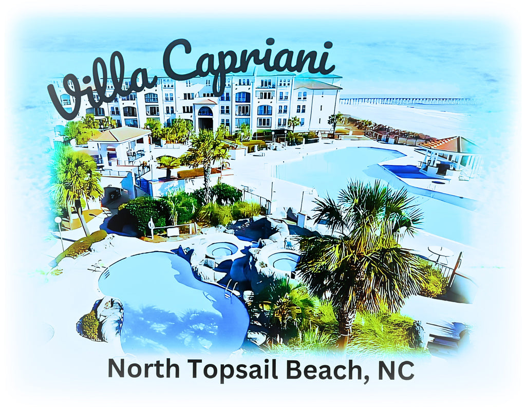 🎨Villa Capriani North Topsail Beach Condos Digital Art Package💛
