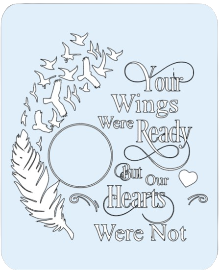 🪂🌻🥤Your Wings Were Ready But Our Hearts Were Not Tumbler🌻