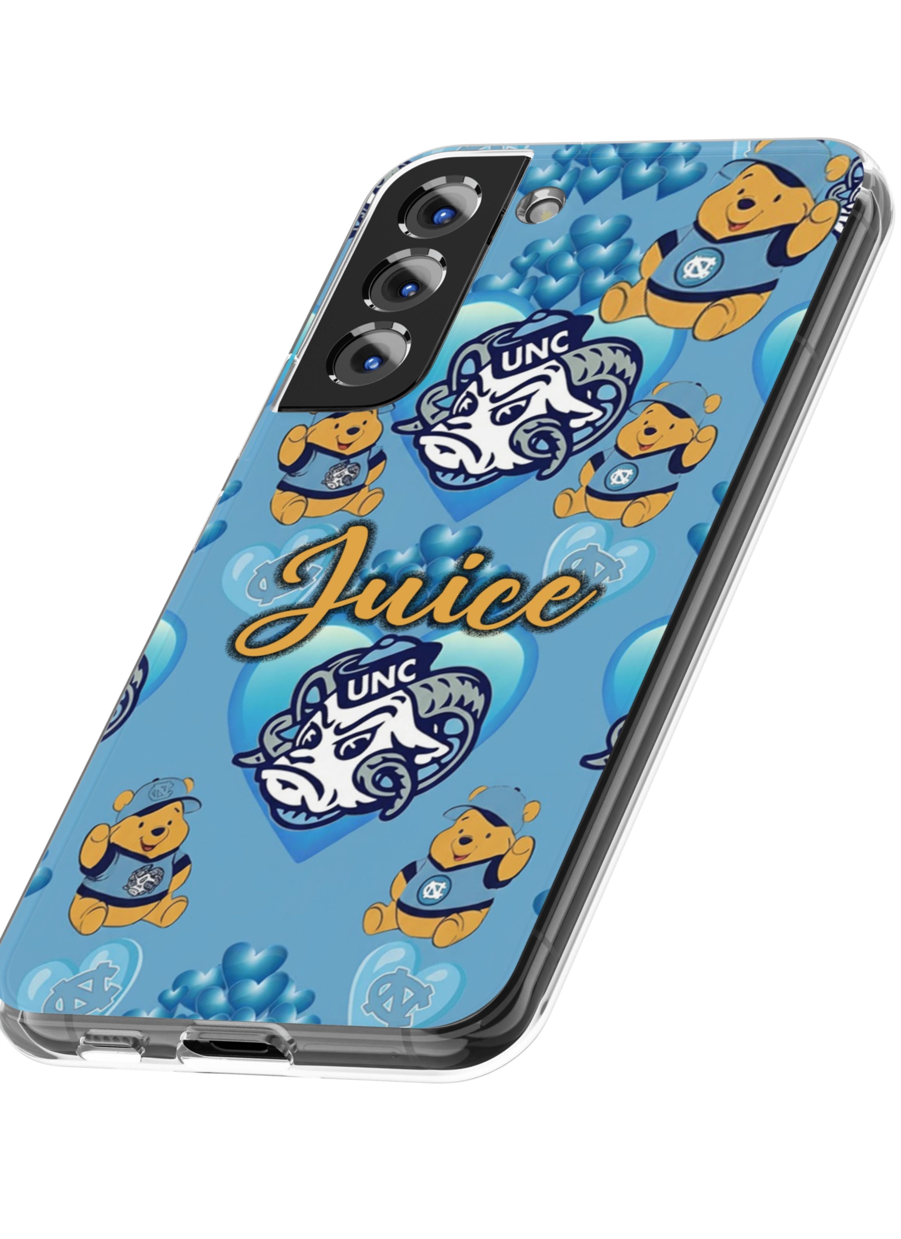 📱University of North Carolina UNC & Disney Winnie the Pooh Phone Case🩷
