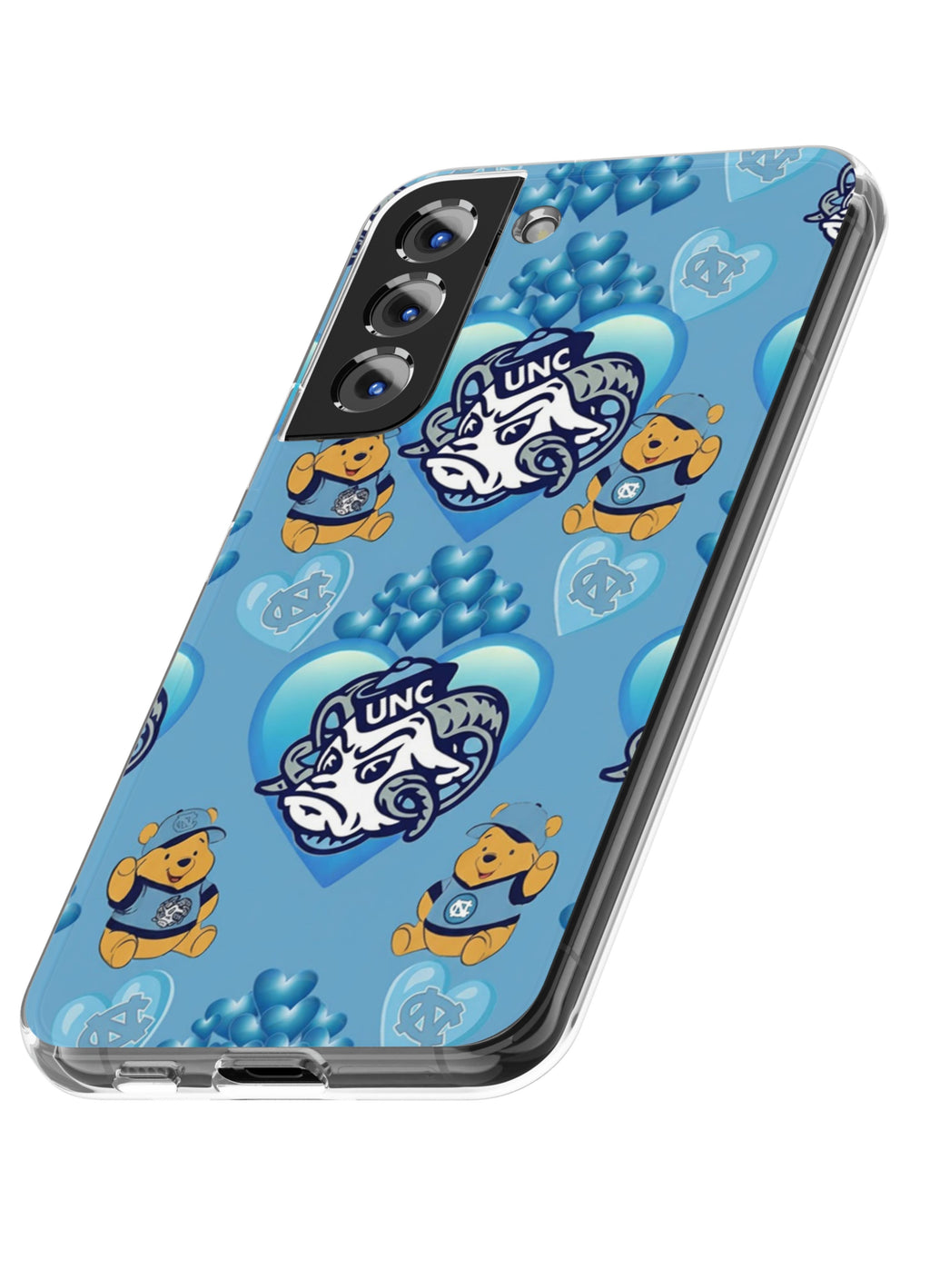 📱University of North Carolina UNC & Disney Winnie the Pooh Phone Case🩷