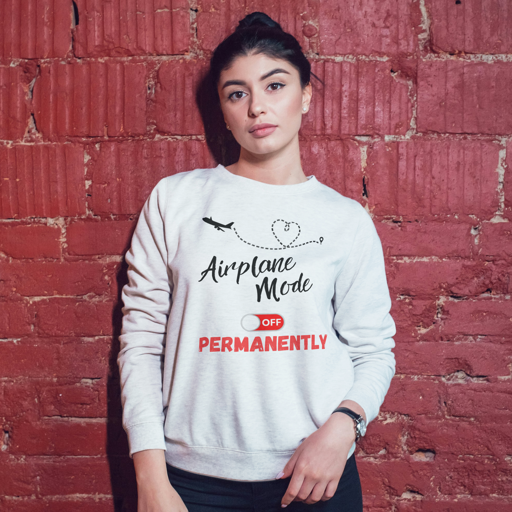 🌻"Airplane Mode Off Permanently" T-Shirt*Sweatshirt* Mouse Pad*Coasters* Luggage Tags*Slate*Pillows*Keychains*Cellphone Wallets*Puzzles*Wood