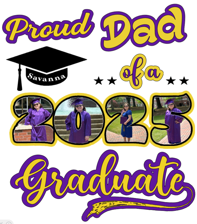 🎨Proud Photo Graduation Family Digital Art 💜