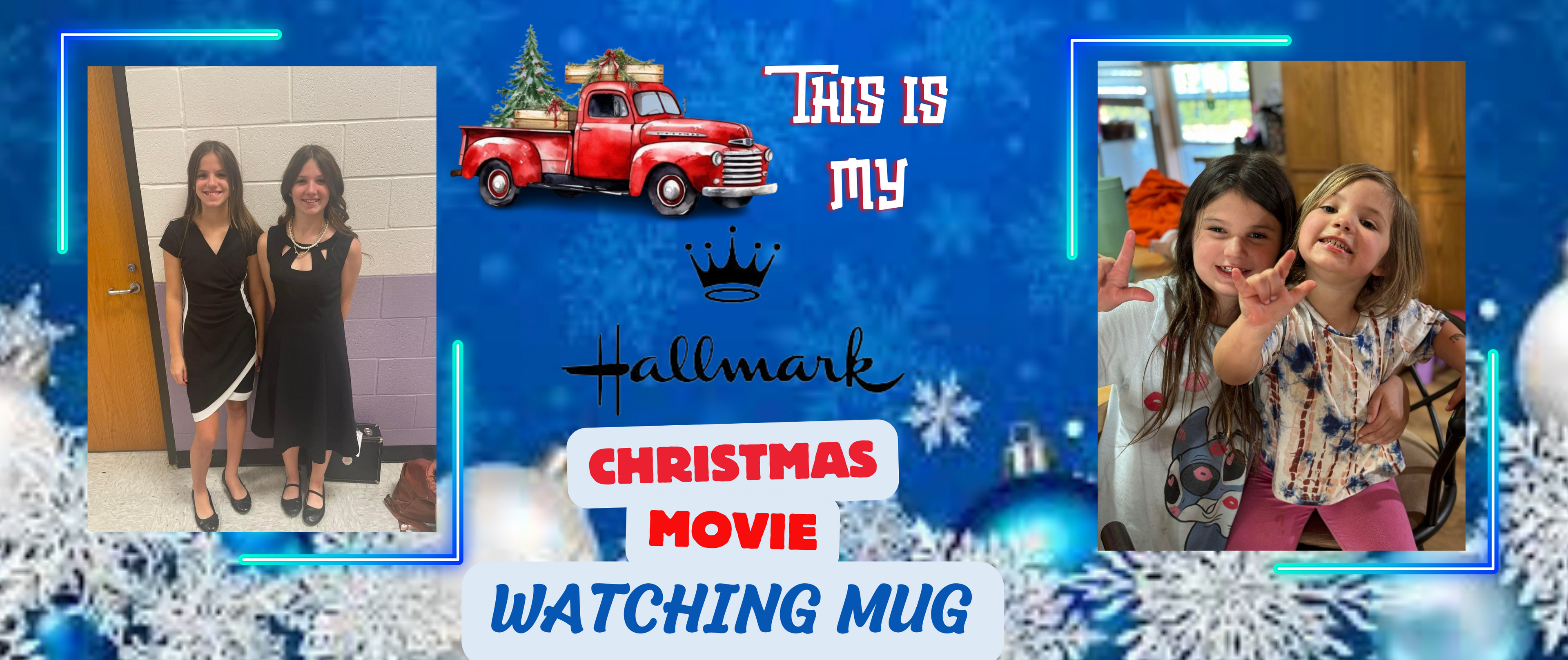 🪂🌻☕Christmas Movie Watching Mug 🌻