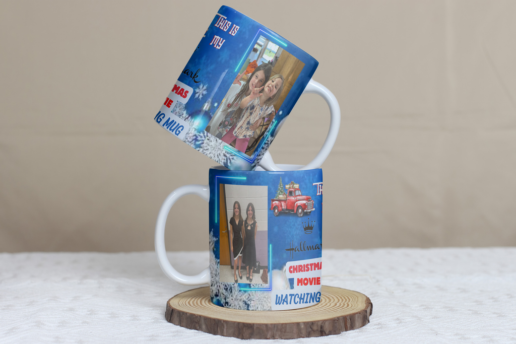 🪂🌻☕Christmas Movie Watching Mug 🌻