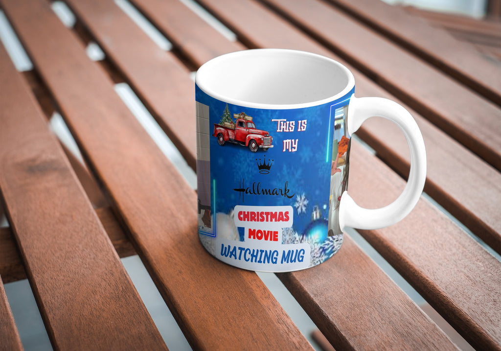 🪂🌻☕Christmas Movie Watching Mug 🌻