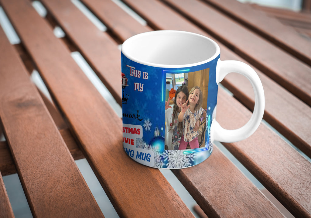 🪂🌻☕Christmas Movie Watching Mug 🌻