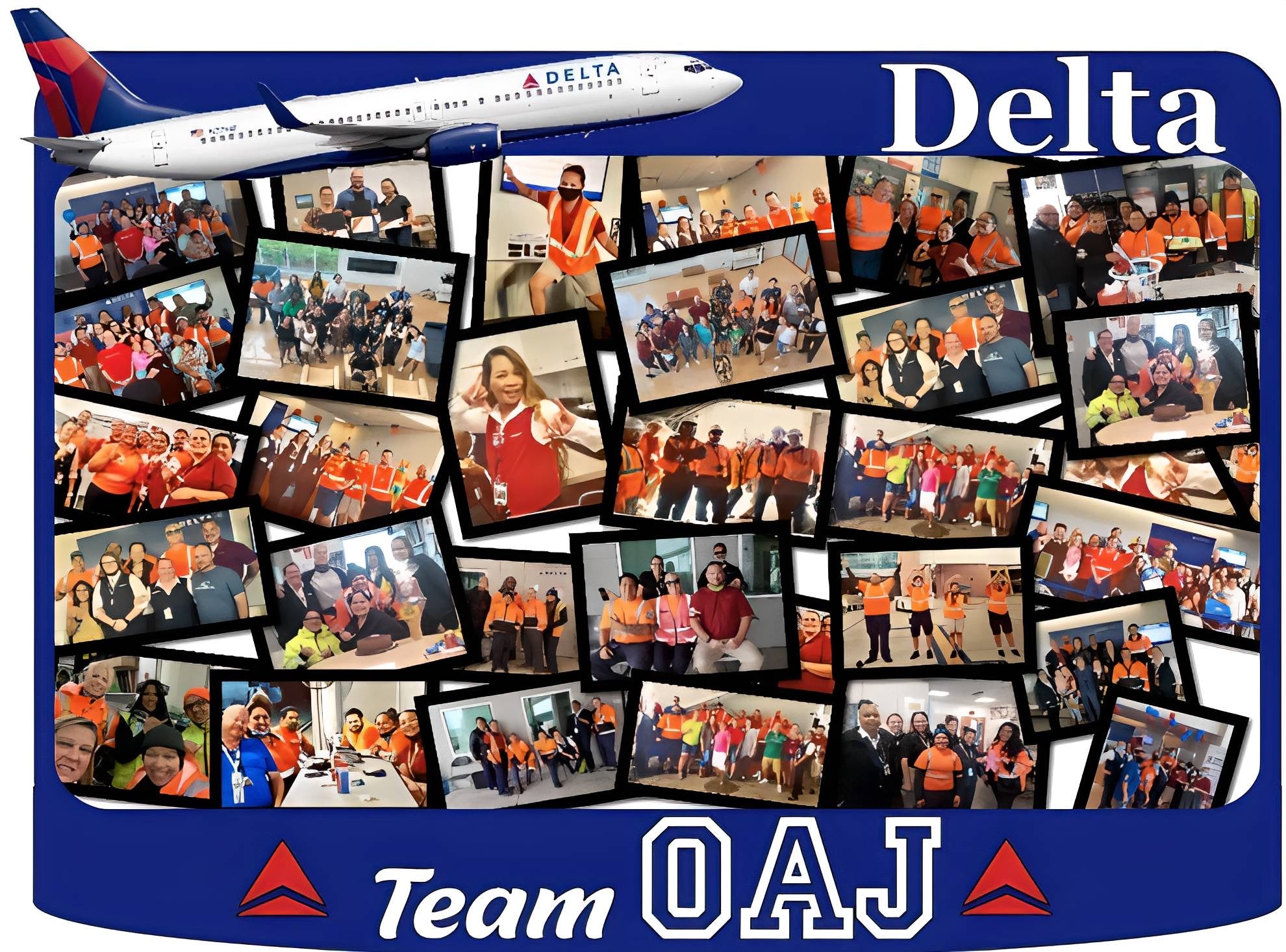 💃 Delta Collage T-Shirt & Sweatshirt