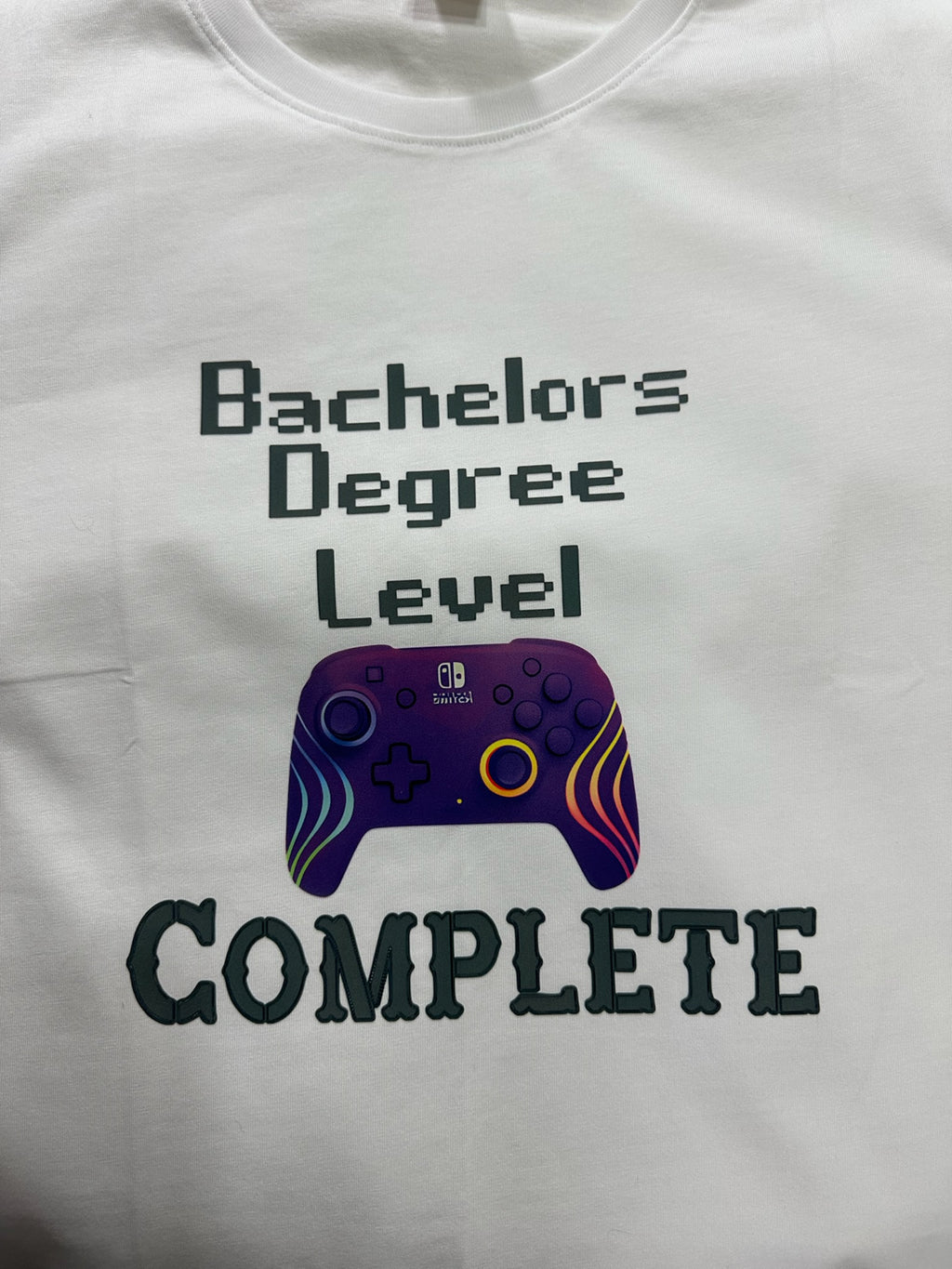 🌻 Game Over Bachelors Degree Level Complete Graduation Shirt or Sweatshirt – Funny Gamer Senior T-Shirt or Sweatshirt Design