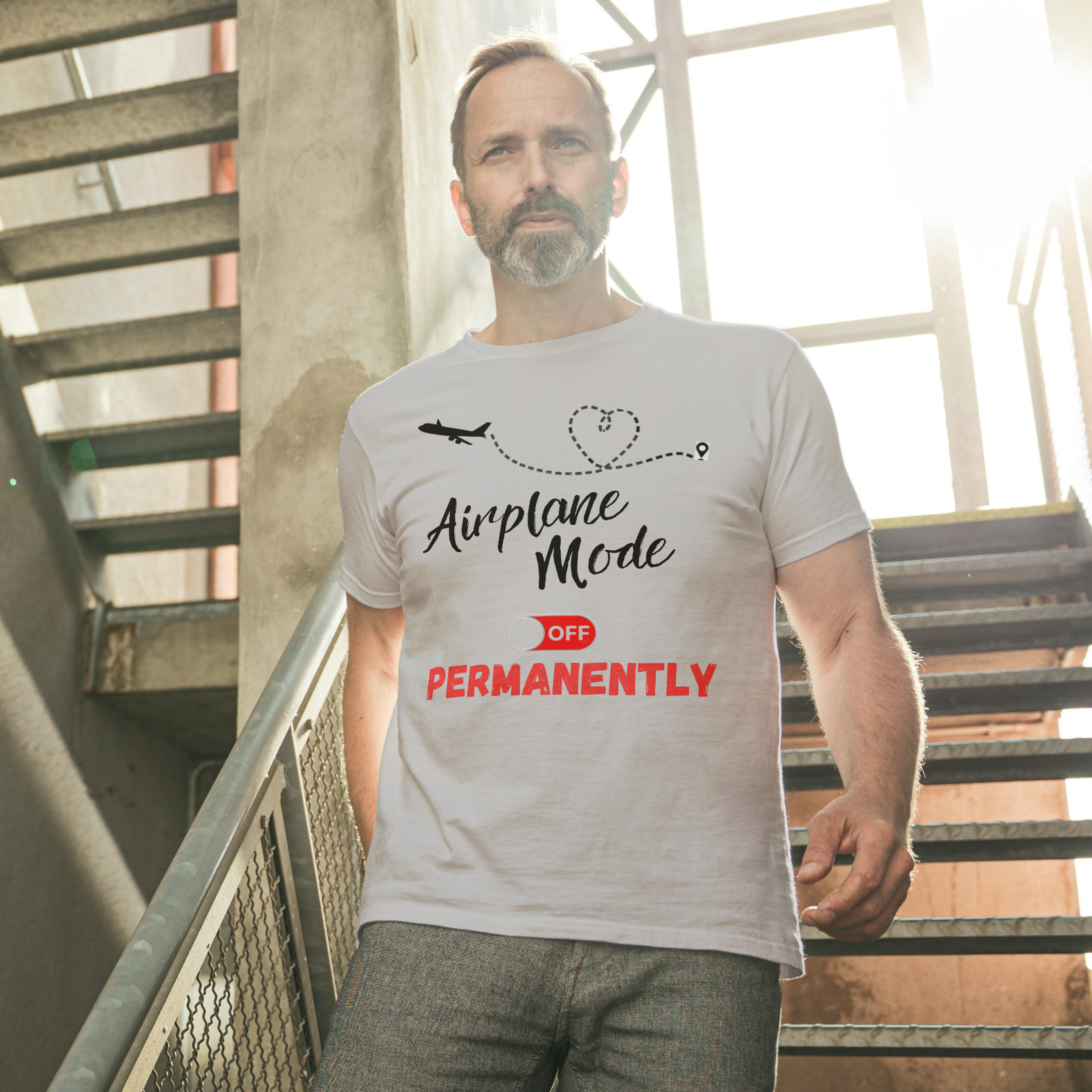🌻"Airplane Mode Off Permanently" T-Shirt*Sweatshirt* Mouse Pad*Coasters* Luggage Tags*Slate*Pillows*Keychains*Cellphone Wallets*Puzzles*Wood