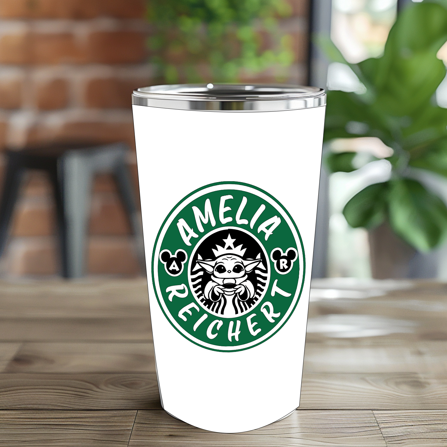 🥤Mickey Starbuck Custom Name Personalized Tumblers