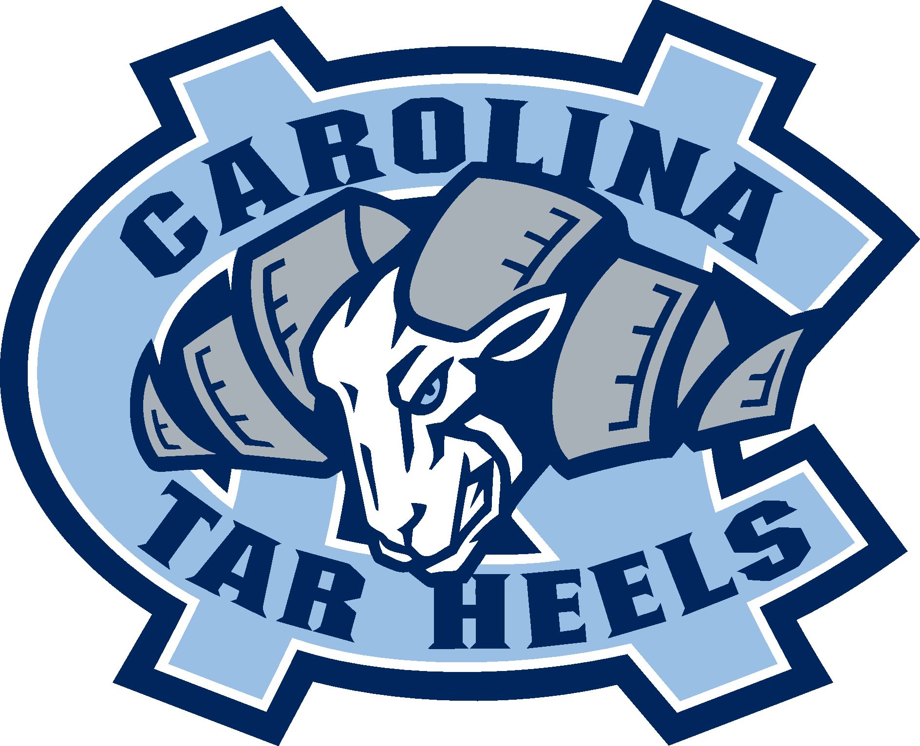 🎨UNC Tarheels Logo Ram Digital Art🩷
