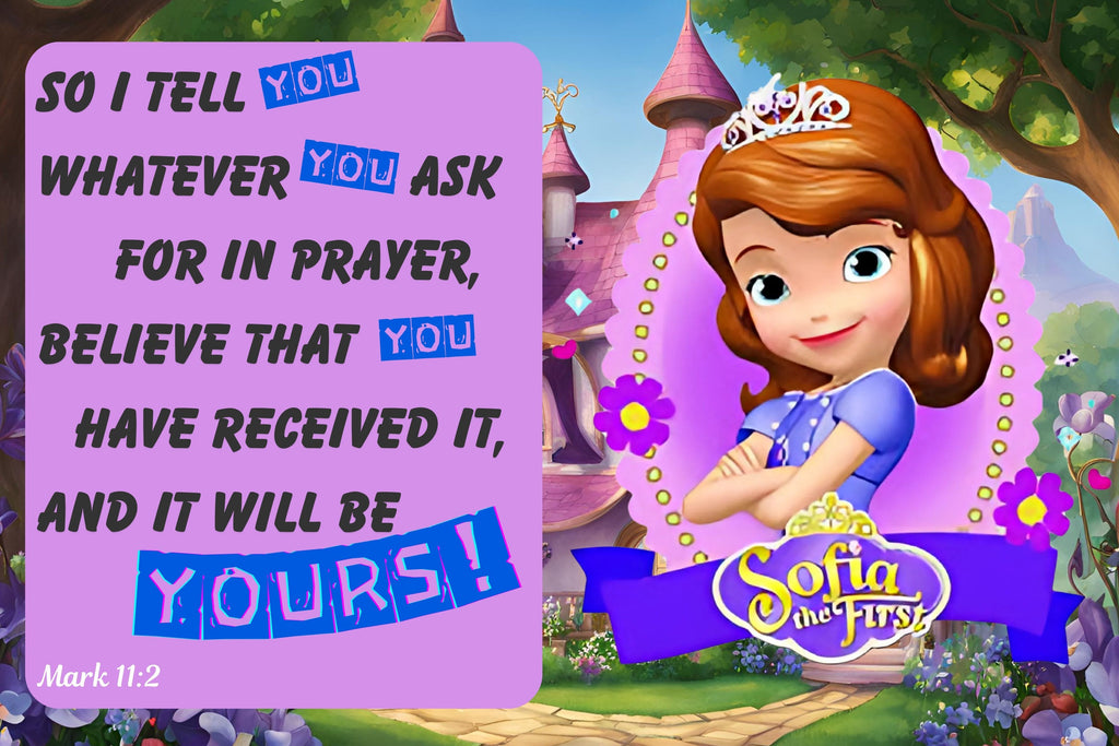 🎨Princess Christian Castle Quotes Digital Art💛