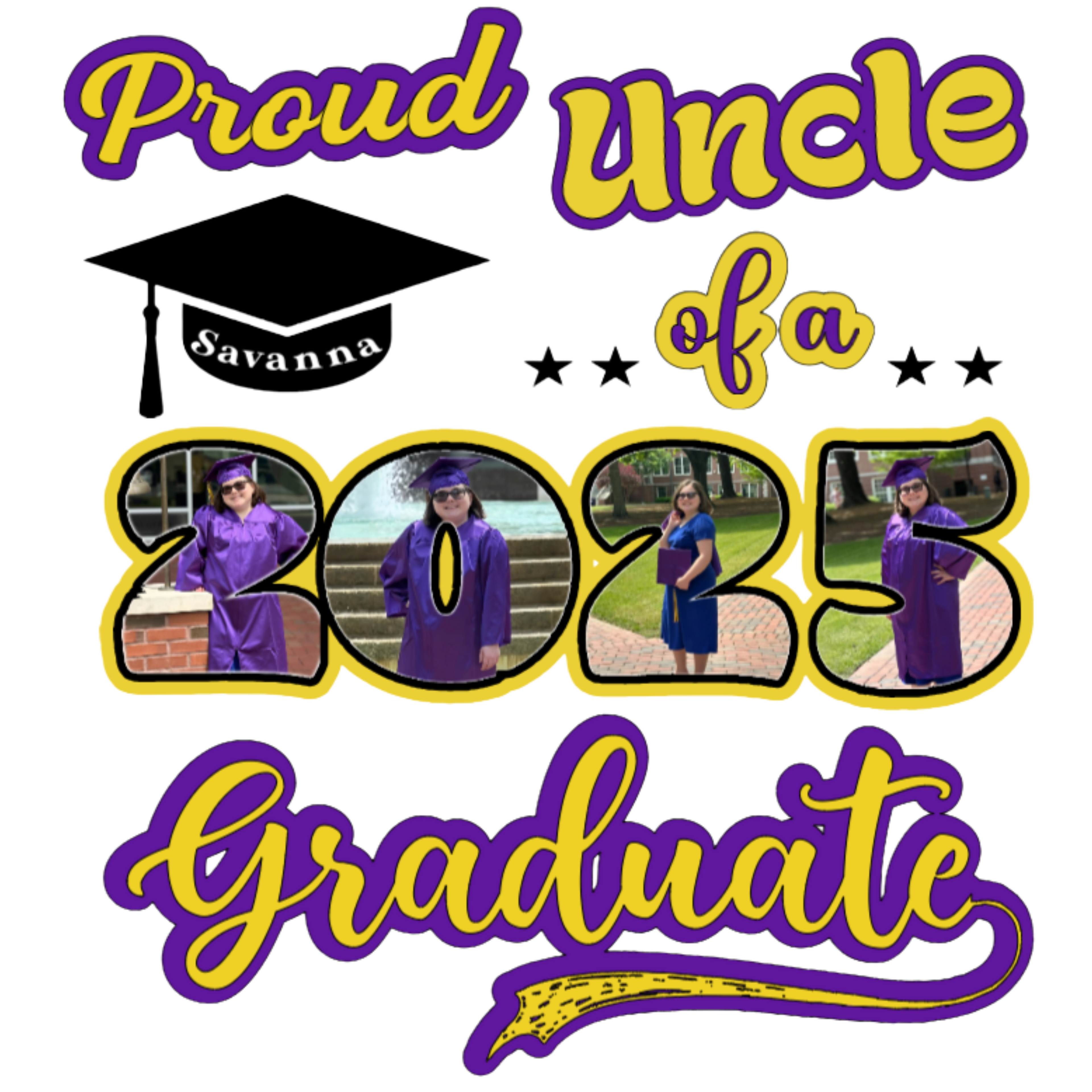 🎨Proud Photo Graduation Family Digital Art 💜
