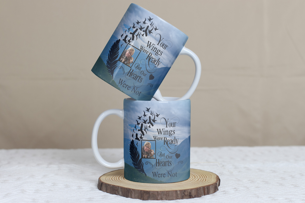 🪂🌻☕Your Wings Were Ready But Our Hearts Were Not Mugs🌻