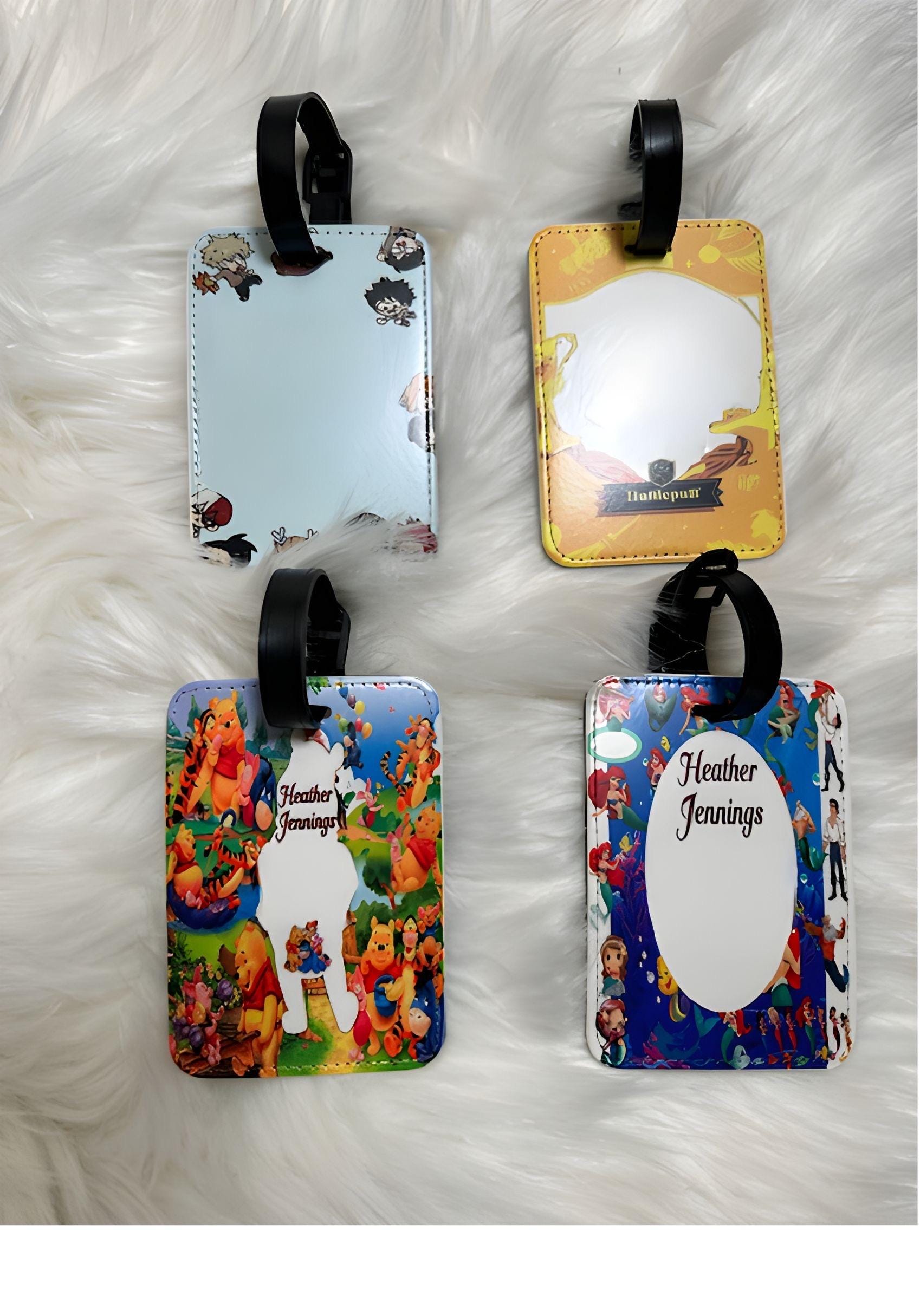 🌻 Luggage Tags Bulk PU Leather Name, Label, Blank Suitcase Bag, Card Business ID, Card Holder, Travel ID, Tags, Travel Suitcase, Sport
