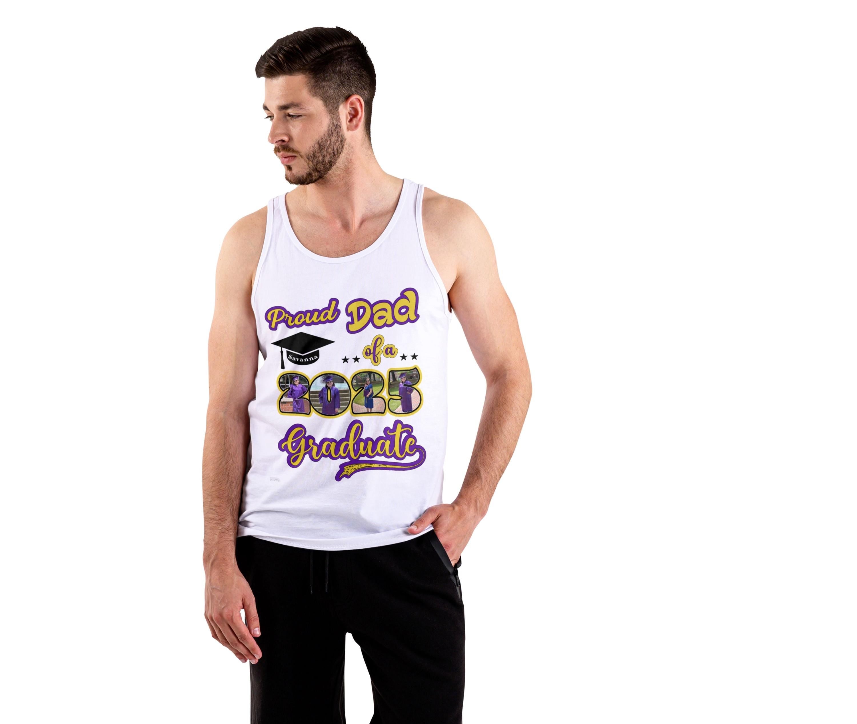 💯Personalized Proud Photo Graduation Family T-Shirt/Sweatshirt: Custom Name & School Clothing