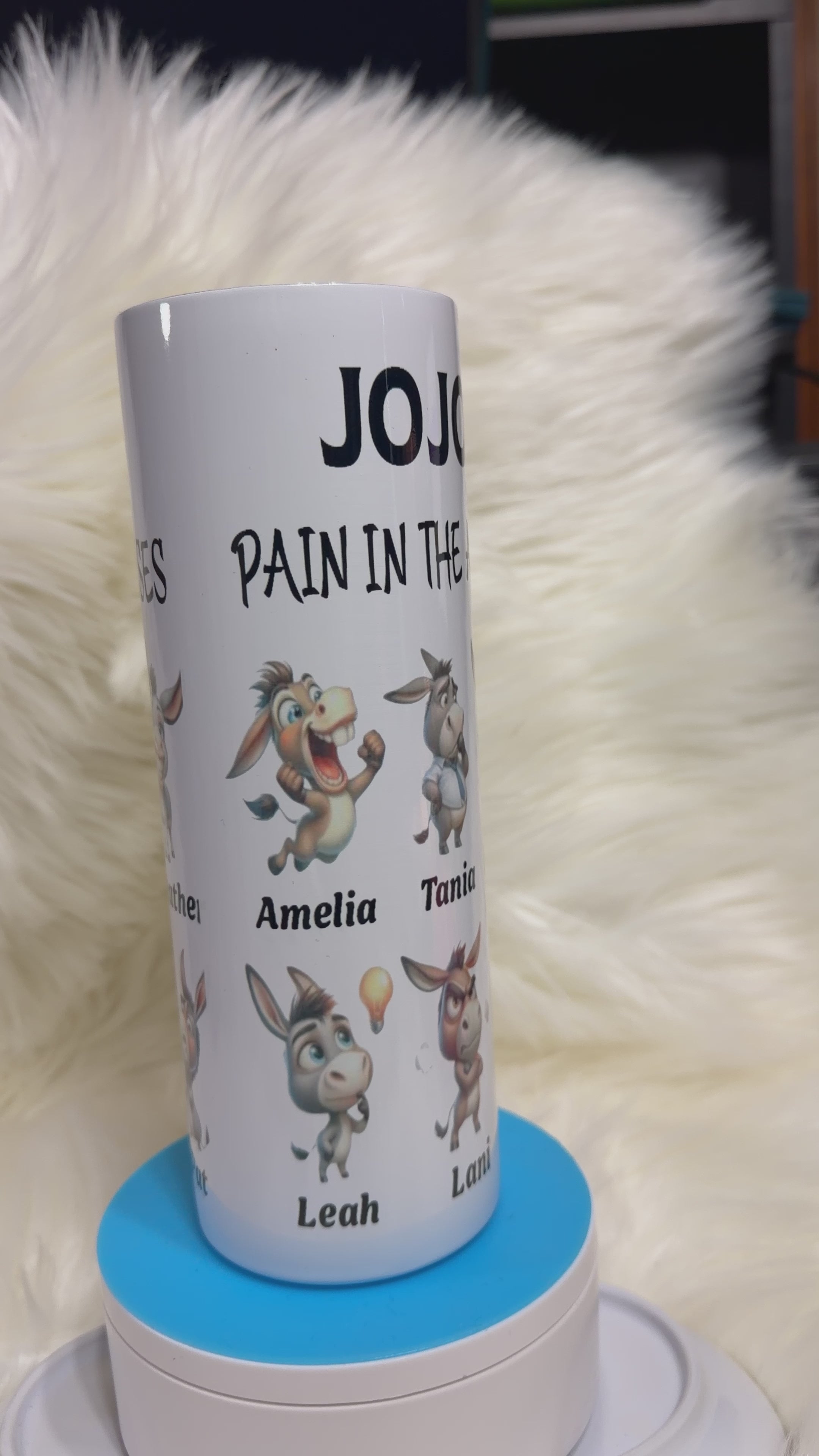 🥤Reindeer Boss Pain in the A**** Tumbler